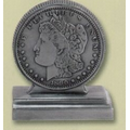 1890 Silver Dollar Book End (5-1/2"x6-1/2")